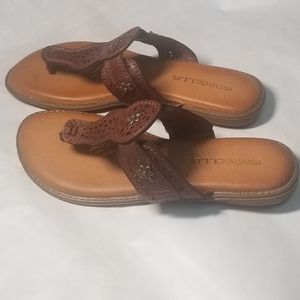Marbella Marla Brown Sandal Size 6.5